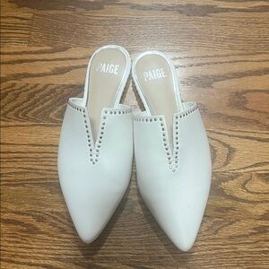 PAIGE Women's Cream Studded Mules
